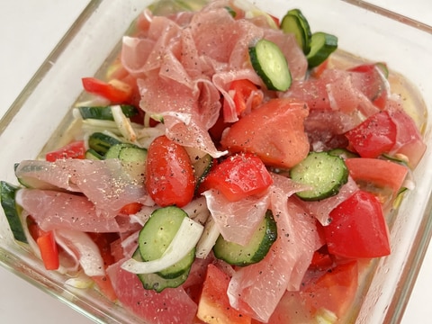 ☆生ハムマリネ☆簡単すぎる!